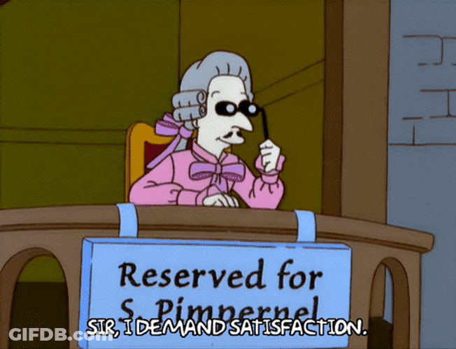 The Simpson Epic Zoro Imitation GIF