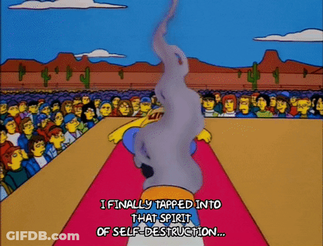 The Simpson Homerpalooza Self Destruct Episode GIF