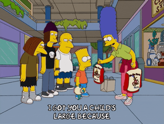 The Simpson Large Marge Bart Son GIF
