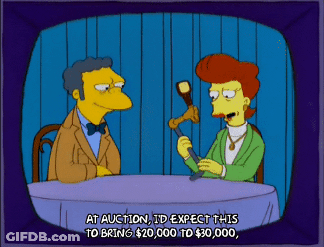 The Simpson Reporter And Auctioneer GIF
