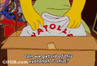 The Simpsons Ayatollah GIF