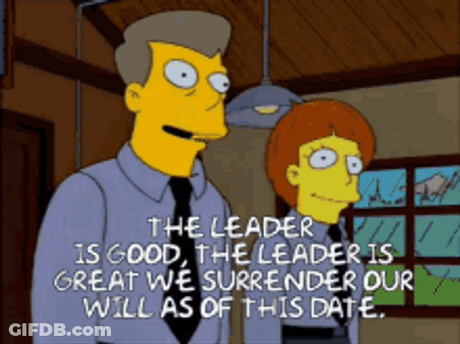 The Simpsons Believe Leadership Is Good GIF