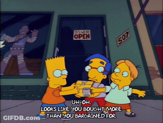 The Simpsons Book Store Opening For Kids GIF