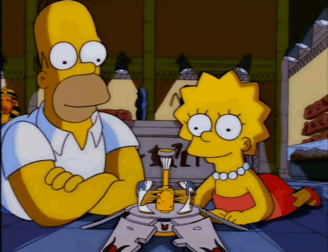 The Simpsons Couple It's Beautiful GIF