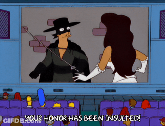 The Simpsons Epic Zoro GIF