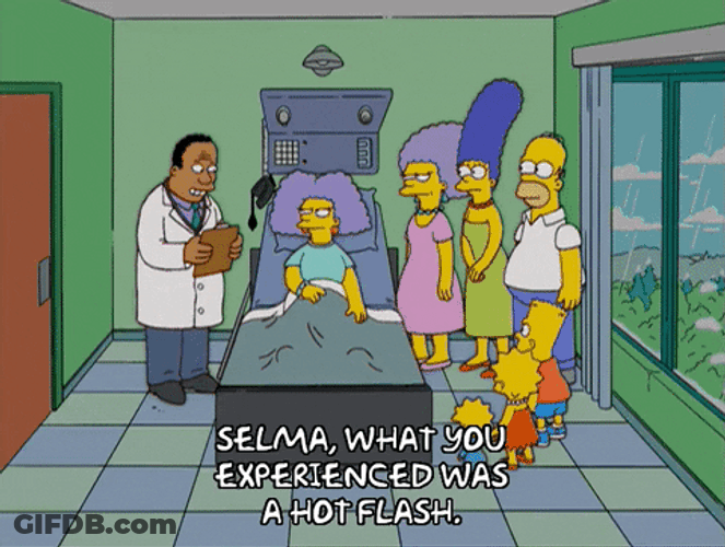 The Simpsons Family And Selma Bouvier At Hospital GIF