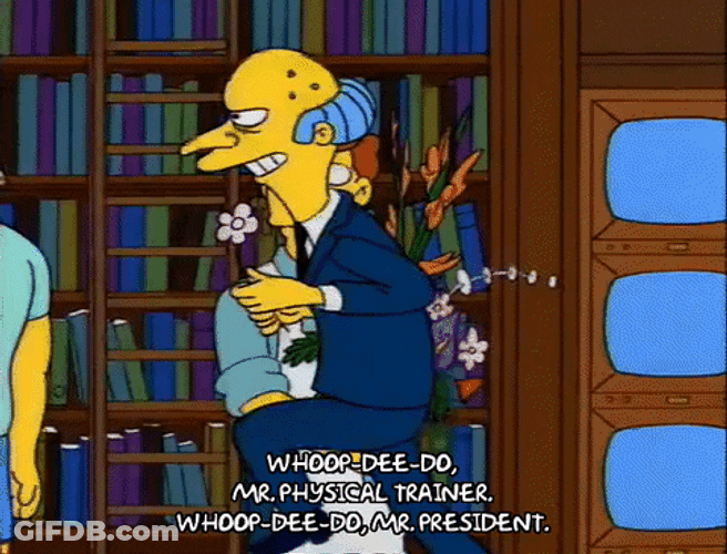 The Simpsons Giving Flowers GIF