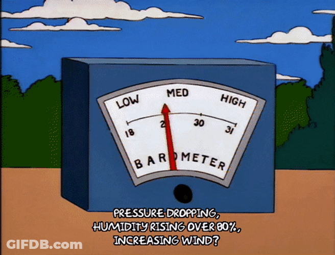 The Simpsons Humidity Increasing Over 80 Percent GIF