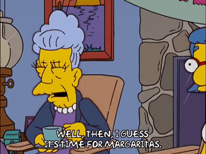 The Simpsons It's Time For Margarita GIF