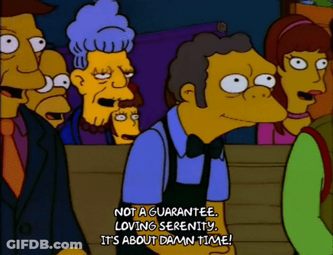The Simpsons Its About Damn Time GIF