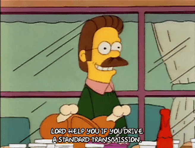 The Simpsons Jesus Take The Wheel GIF