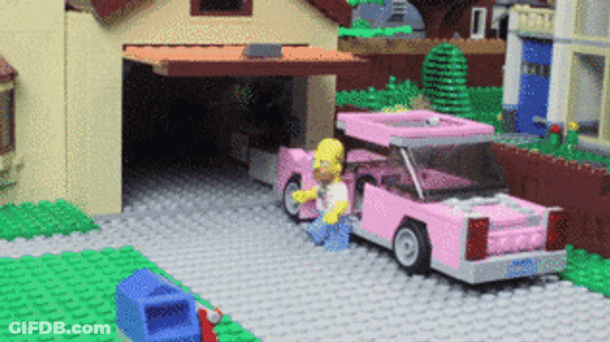 The Simpsons Lego GIF