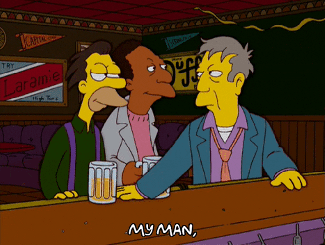 The Simpsons My Man GIF