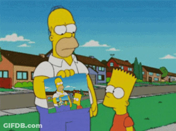 The Simpsons Perfect Loop GIF