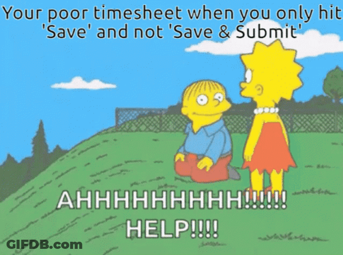 The Simpsons Poor Timecard GIF
