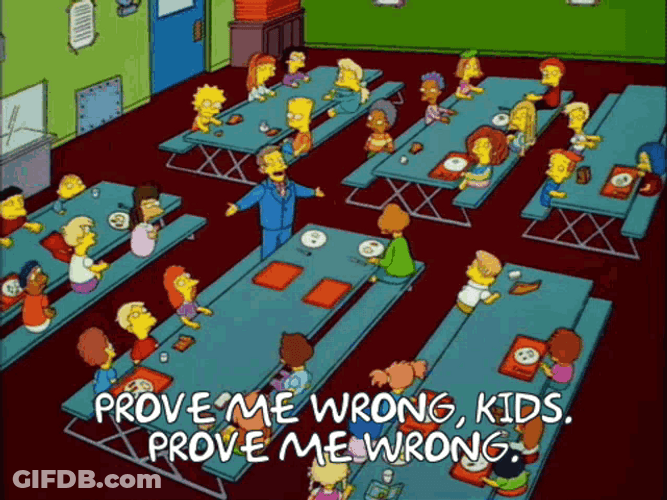 The Simpsons Prove Me Wrong GIF