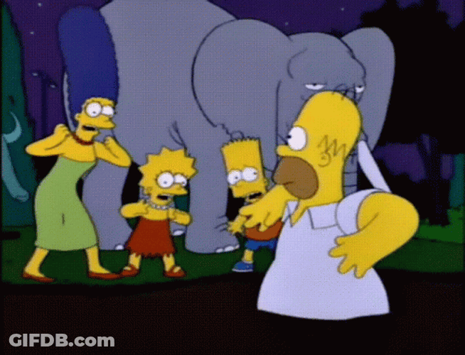 The Simpsons Quicksand GIF