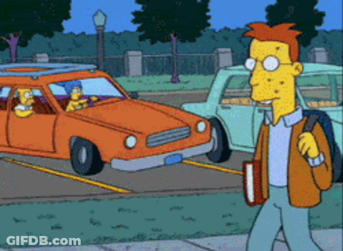 The Simpsons Shout Nerd Emoji Meme GIF