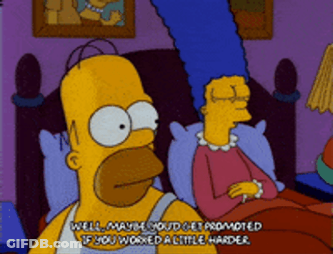 The Simpsons Sitcom Marge Motivating Bart Promotion GIF