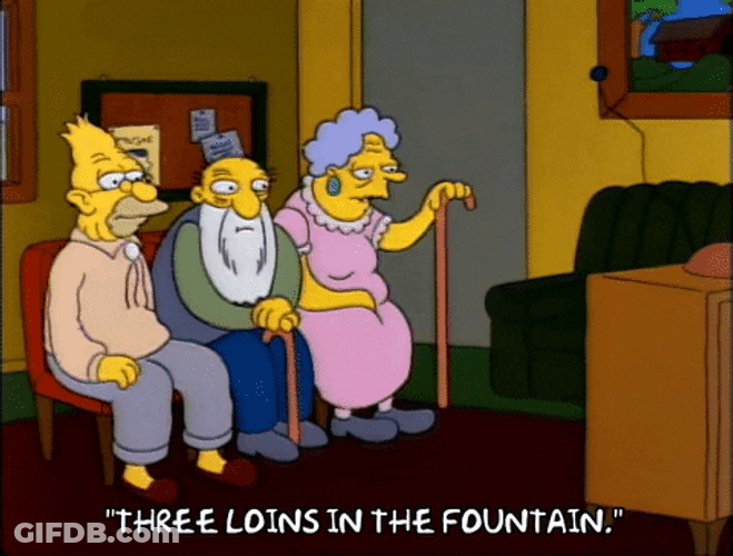The Simpsons Sitcom  Residents Of Springfield Retirement Castle GIF