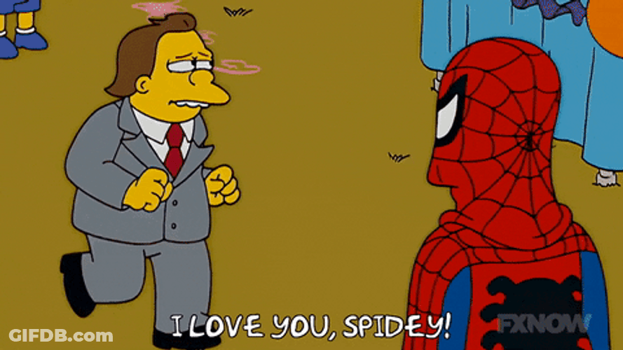 The Simpsons Spiderman Meme GIF