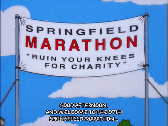 The Simpsons Springfield Marathon GIF