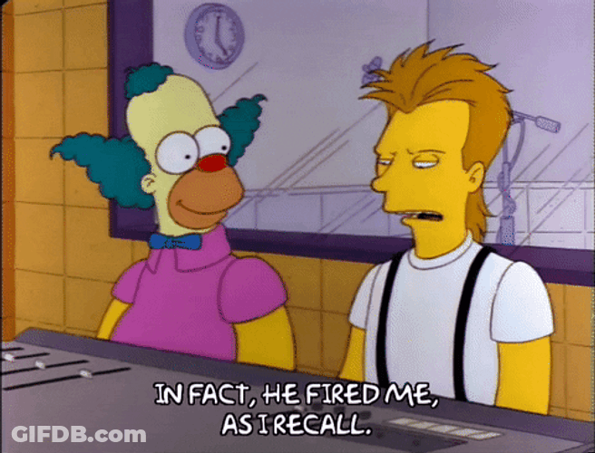 The Simpsons Sting Talking Season GIF