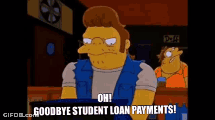 The Simpsons Student GIF
