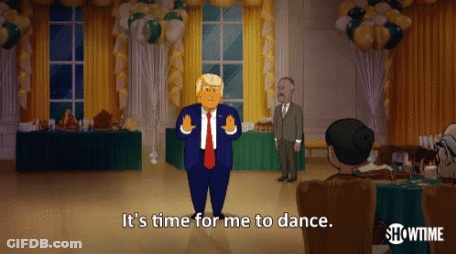 The Simpsons Trump Dance GIF