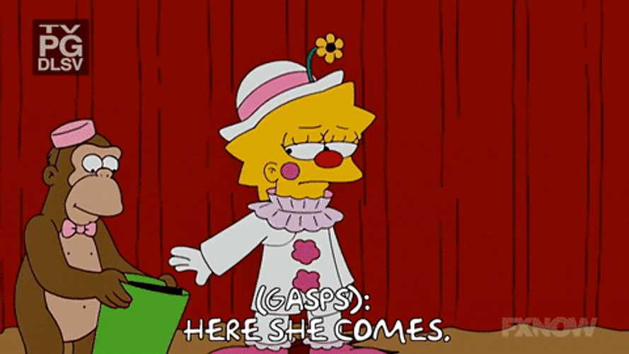 The Simpsons With The Fat Monkey GIF