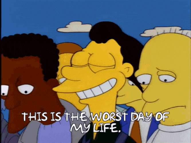 The Simpsons Worst Day GIF
