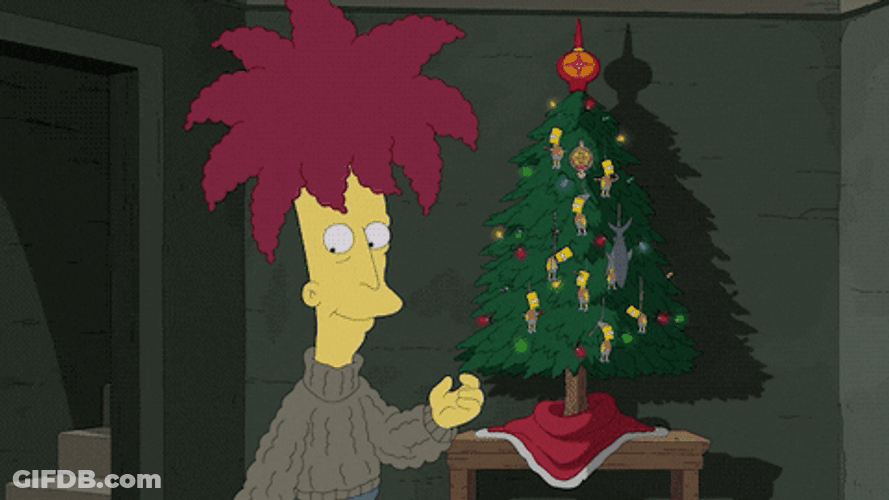 The Simpsons Xmas GIF