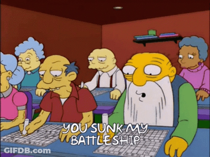 The Simpsons You Sunk My Battleship GIF