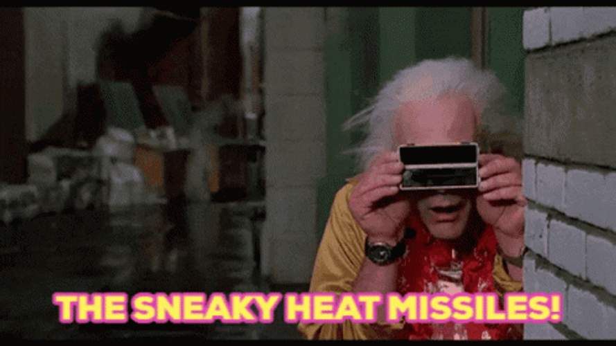The Sneaky Heat Missiles GIF