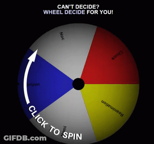 The Spinning Wheel Decide For You GIF
