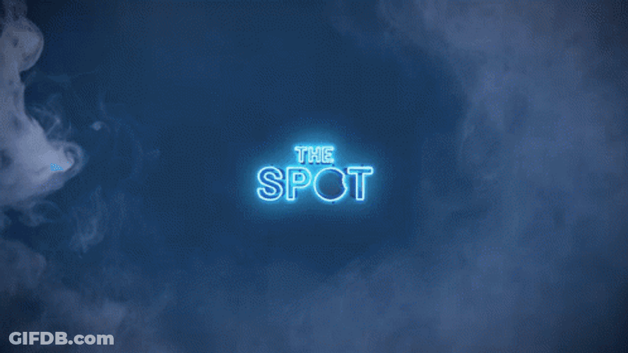 The Spot Word Design Approaching GIF