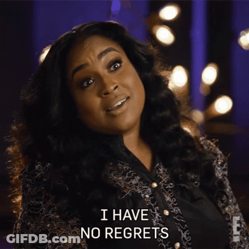 The Story Of Reality TV Tanisha Thomas No Regrets GIF