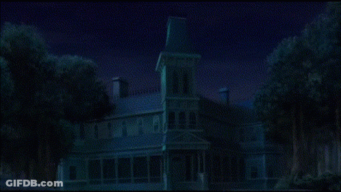 The Sun Is Shining Brightly On A Dark Background GIF