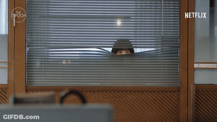 The Swoon Korean Spy Through Windows GIF