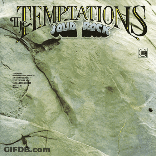 The Temptations Solid Rock Animated Cover GIF