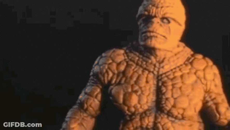 The Thing Is Upset GIF