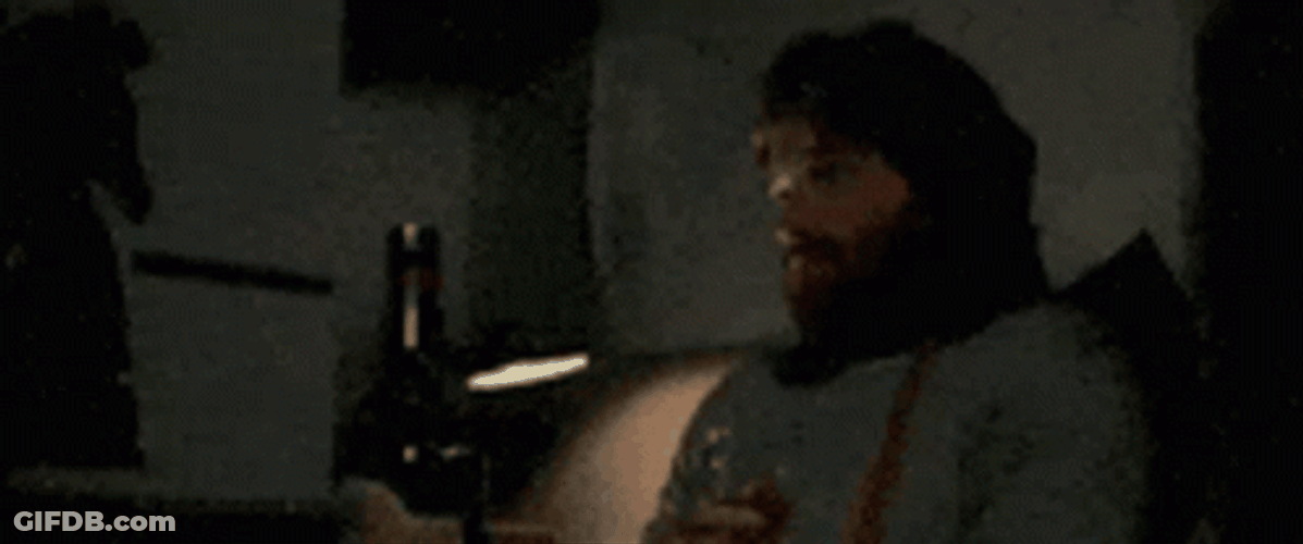 The Thing Macready Pouring Ice GIF