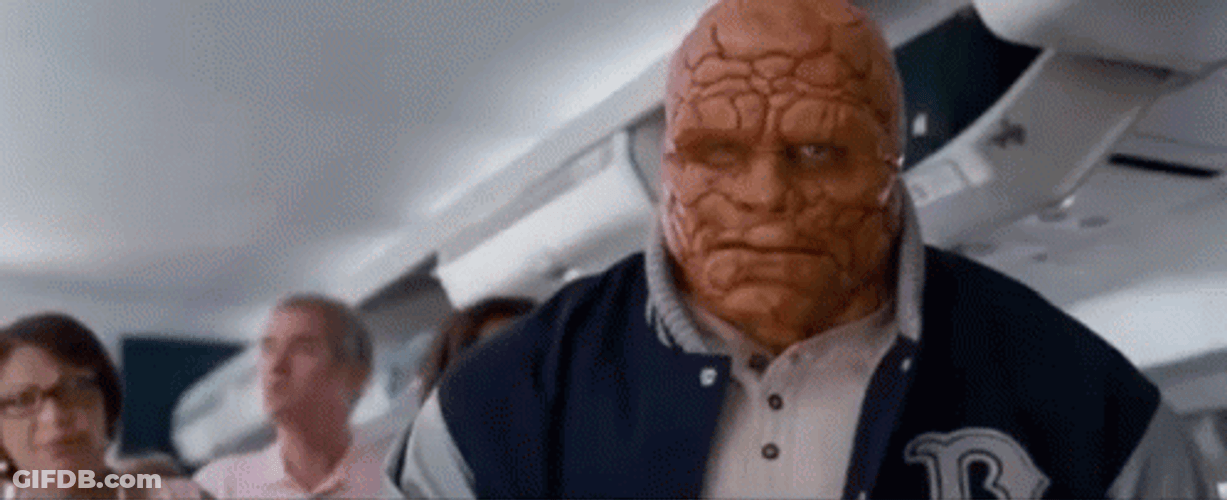 The Thing On A Plane GIF