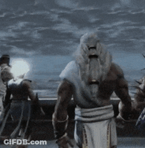 The True God Of War Kratos GIF