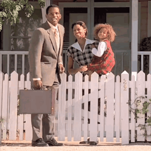 The Truman Show Neighbor Waving Hello GIF