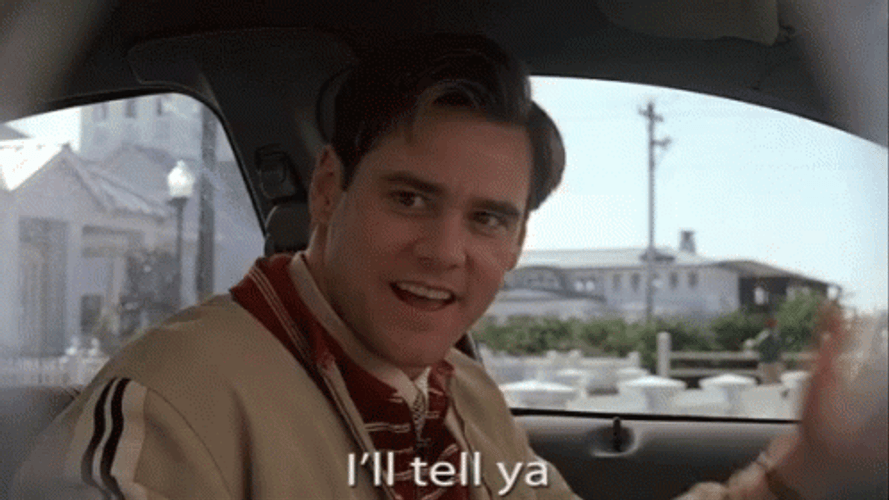 The Truman Show Truman Burbank Inside Car GIF