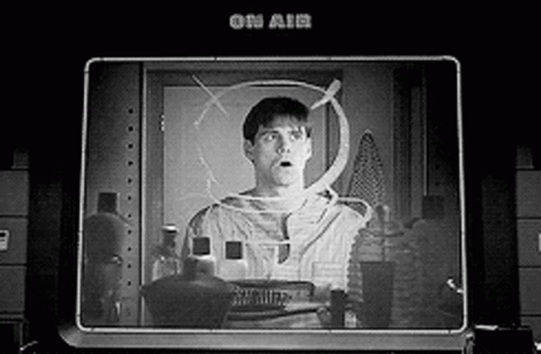 The Truman Show Truman Burbank On Air GIF