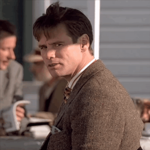 The Truman Show Truman Burbank Stared Blankly GIF