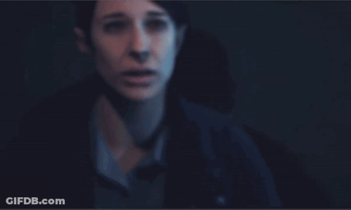The Truth Is You Murdered Your Wife Is Written On A Dark Background GIF