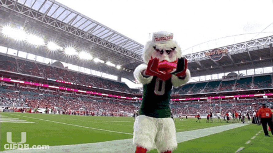 The U Mascot GIF
